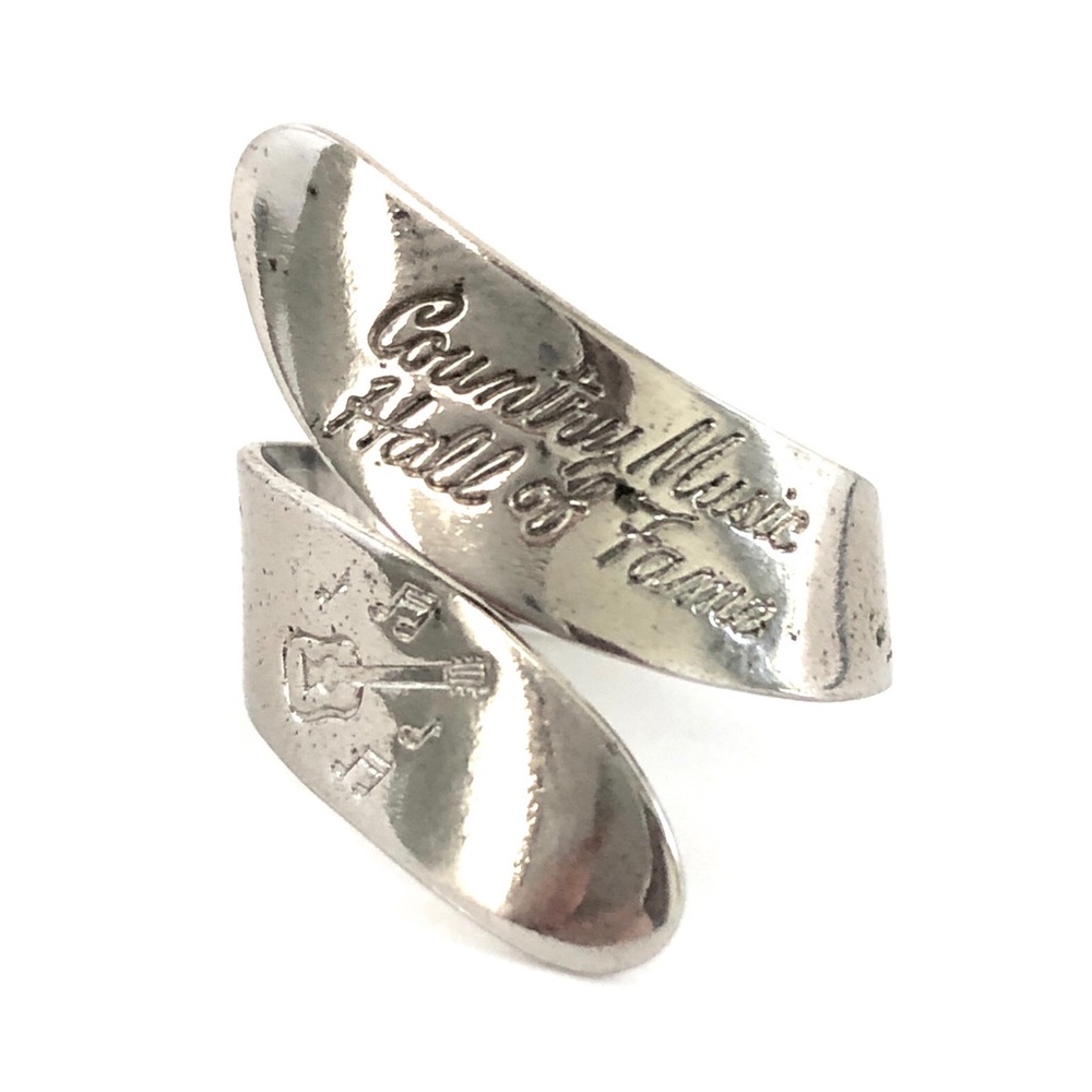 Vintage Country Music Hall Of Fame Ring Silver